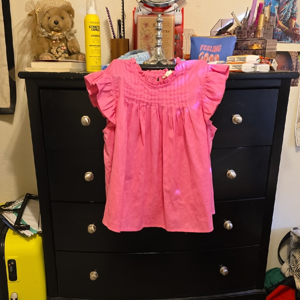 Ana Cotton Ruffle Top